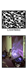 Two baby juniors and matched 2×3 Lightning patterns on open frames produce distinctive background lighting. A third Lightning, lit by a 5K, texturizes the model.